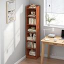 MATTERHORN 7 Tier Bookshelf Free Standing, Display Floor Standing Shelf for Books