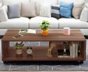 MATTERHORN Wooden Coffee Table (DIY, 80 x 40 x 40 cm, MOCT-R92101mayvar) (Oak Brown)...