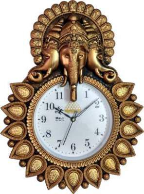 Mauli Analog 30 cm X 40 cm Wall Clock