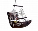MAVAR® Cotton Swing for Babys. Folding and Washable 1-3 Years with Safety Belt Home & Garden Jhula (Hammock) (Mickey Mouse (Brown))...