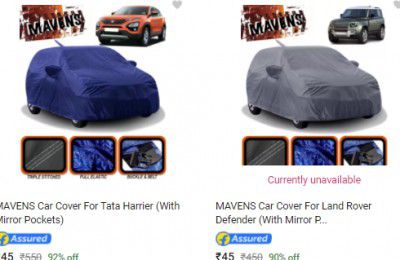 MAVENS Car Cover Starting from Rs 45
