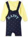 Max Baby Girls Printed Romper With T-shirt...