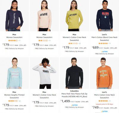 Max Clothing Minimum 50% Off