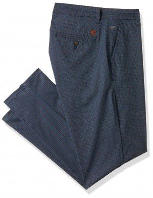 Max Men Checked Carrot Fit Chinos