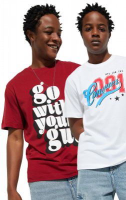 Max Men's Cotton Regular Fit URB_N Graphic Print T-Shirt - Pack of 2