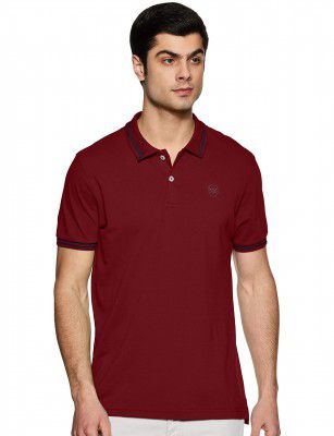 Max Men's Cotton Slim Fit Polo T-Shirt