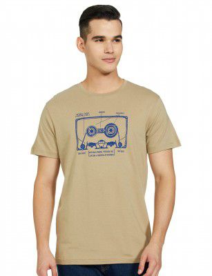 Max Men's Cotton Slim Fit URB_N Graphic Printed T-Shirt