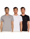 Max Men's Half Sleeves Regular Fit Solid V-Neck Lounge T-Shirt- Pack of 3...
