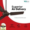 Max Speed Classic Ceiling Fan for Small Room, Kitchen and Pooja Room with 12 Months Warranty Ultra High Speed 900 mm Ceiling Fan (3 Star | Anti Dust Brown | Pack of 1)...