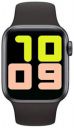 MAX T_500 Black Aluminium Case Smartwatch  (Black Strap, FREE SIZE)...