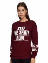 Max Women Cotton Printed Round Neck Sweatshirt...