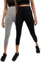 Max Women Solid Elasticated Regular Fit Capri- Pack of 2...