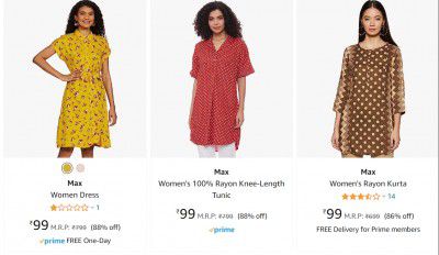 Max Women Top @ ₹99