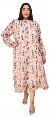 Max Women's Polyester A-Line Standard Length Dress