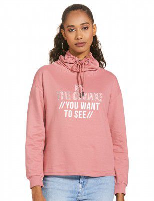 Max Women's Printed Cowl Neck Sweatshirt