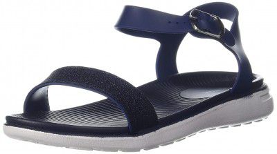 Max Womens Shimmery Open-Toe Sandals Slipper