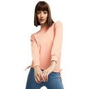 Max Women's Solid Round Neck SweaRegular Fit Tshirt...