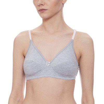 Max Womens Solid Seamed Soft Cup Bra-Set of 2