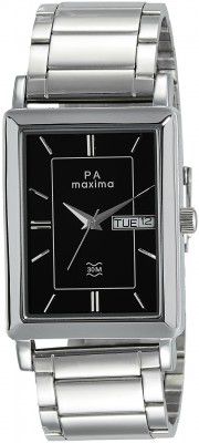 Maxima Analog Black Dial Mens Watch - 40982CMGI