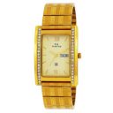Maxima Analog Champagne Dial Mens Watch-51515CMGY...
