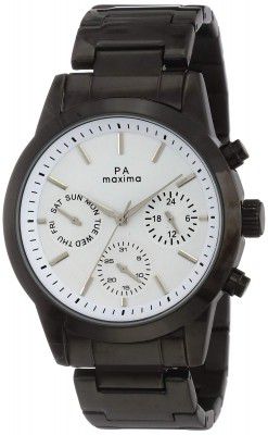 MAXIMA Analog White Dial Mens Watch - 47341CAGB
