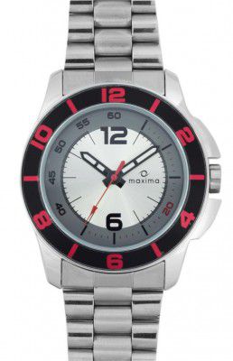 Maxima Attivo Analog Grey Dial Mens Watch - 33612CMGI