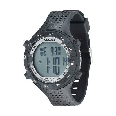 Maxima Attivo Collection Analog Black Dial Mens Watch-24190LMGI