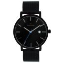 Maxima Attivo Collection Analog Black Dial with Black case and Black Mesh Chain Mens Watch-O-66640CMGB...