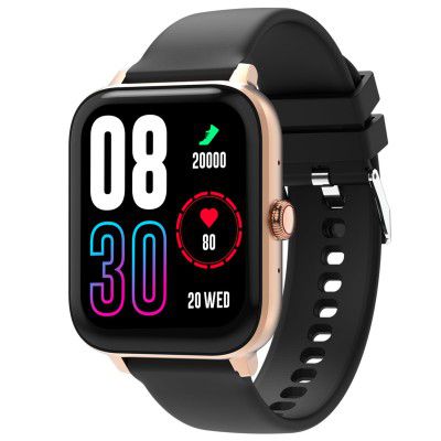 Maxima Mirage Bluetooth Calling Smart Watch (Gold Black)