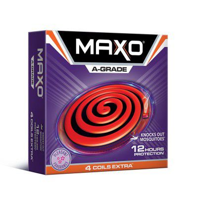Maxo Mosquito Repellent Coil 12 Hour Red Regular (10 Count)