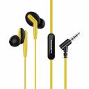 MAXOBULL Storm-X in-Ear Wired Earphones with Mic in line Remote Control, Tangle Free, Extra Bass & Powerful HD Sound with Passive Noise Cancellation 3.5MM Jack (Yellow)...