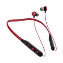 MAXOBULL Tone LB-02R Bluetooth Wireless Neckband with Magnetic Ear Buds with Powerful Bass Water and Dust Resistant Music Upto 20 Hours Light Weight Bluetooth 5.0 Dual Connectivity - Red...