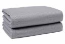 MAXOSHINE Microfiber Kitchen Cleaning Cloth for Glassware Steelware Ceramic Surfaces-Glass Cleaning Cloth for Car Windshield Mirrors Windows-Fishscale Design-40 x 40 cm (Pack of 2-Grey)...