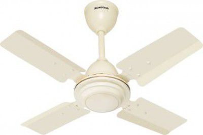Maxotech Aflred Ultra High Speed 24 Inch Ivory 600 mm Anti Dust 4 Blade Ceiling Fan  