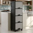 MAXTID Shelf Organizers (Multicolor, Plastic)...
