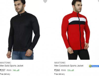 MAXTONIC Mens Jackets Starts ₹257
