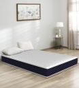 May Dual Comfort Dual Firm 8-inch Foam Queen Size Floor Bed Mattress in White Colour...
