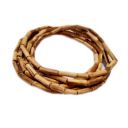 MAYAPURI Original 3 Round Tulsi Kanthi Mala or Pure Holy Basil Three Layer Wooden Chain for Neck, Iskcon Authentic Tulasi Wood Mala, Adults Unisex (Pack of 1)...