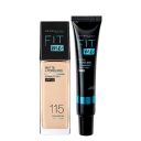 Maybelline Fit Me Regime Kit- Fit Me Matte & Poreless Primer+ Fit Me Foundation Shade 115...