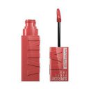 Maybelline Liquid Lipstick, High-Glossy Finish, Lasts For 16Hrs Enriched With Vitamin E & Aloe, SuperStay Vinyl Ink, Peachy...
