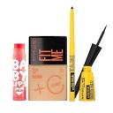 Maybelline Makeup Kit PV Sindhu's Everyday Essentials - Eyeliner, Skin Tint, Lip Balm, Kajal Combo...