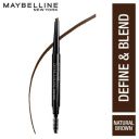 Maybelline New York Brow Pencil, With Spoolie, Long-lasting and Natural-looking Results,Natural Brown, 0.16 g...