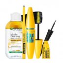 MAYBELLINE NEW YORK Suhana's Colossal Favorites Kit-Mascara+ Kajal+ Bold Liner+ Garnier Micellar  (Black, 205 g)...
