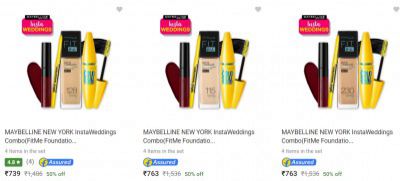 Maybelline New York Face Makeup Combo at 50% off