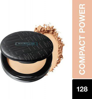 MAYBELLINE NEW YORK Fit Me Matte + Poreless Powder|16H Oil Control with SPF 32 +++ Compact  (Shade 128, 6 g)