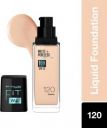 MAYBELLINE NEW YORK Fit Me Matte+Poreless Liquid Foundation (With Pump & SPF 22) Foundation  (120 Classic Ivory, 30 ml)...