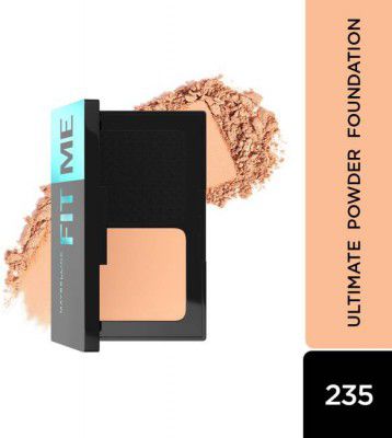 MAYBELLINE NEW YORK Fit Me Ultimate Powder Foundation, Shade 235 Compact (235 True Beige, 9 g)