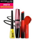 MAYBELLINE NEW YORK InstaWeddings Pack of 3-Ultimatte Lipstick,Colossal Liner,Hypercurl Mascara  (3 Items in the set)...