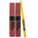 Maybelline New York Lipstick, with FREE Colossal Kajal, Sensational Liquid Matte Nude Nuance & Made Easy, 14.35g (Pack of 3 Products)...