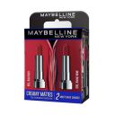 Maybelline New York Matte Lipstick, Intense Colour, Moisturised Lips, Color Sensational Creamy Matte, Rich Ruby & Divine Wine (Pack of 2)...